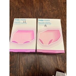 NEW Frida Mom Disposable Postpartum Underwear Womens Regular Pink Mesh-Free Kit